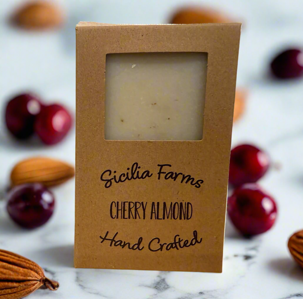 Handcrafted Cherry Almond Soap