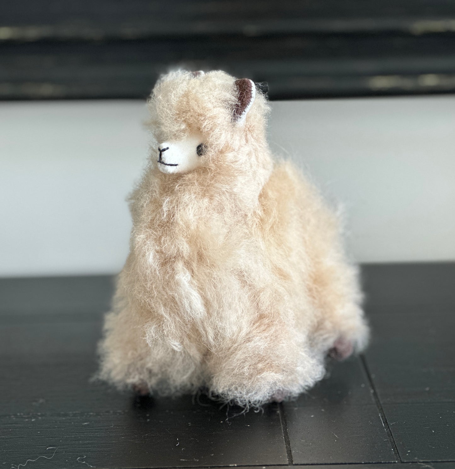 Alpaca Fur Stuffed Standing