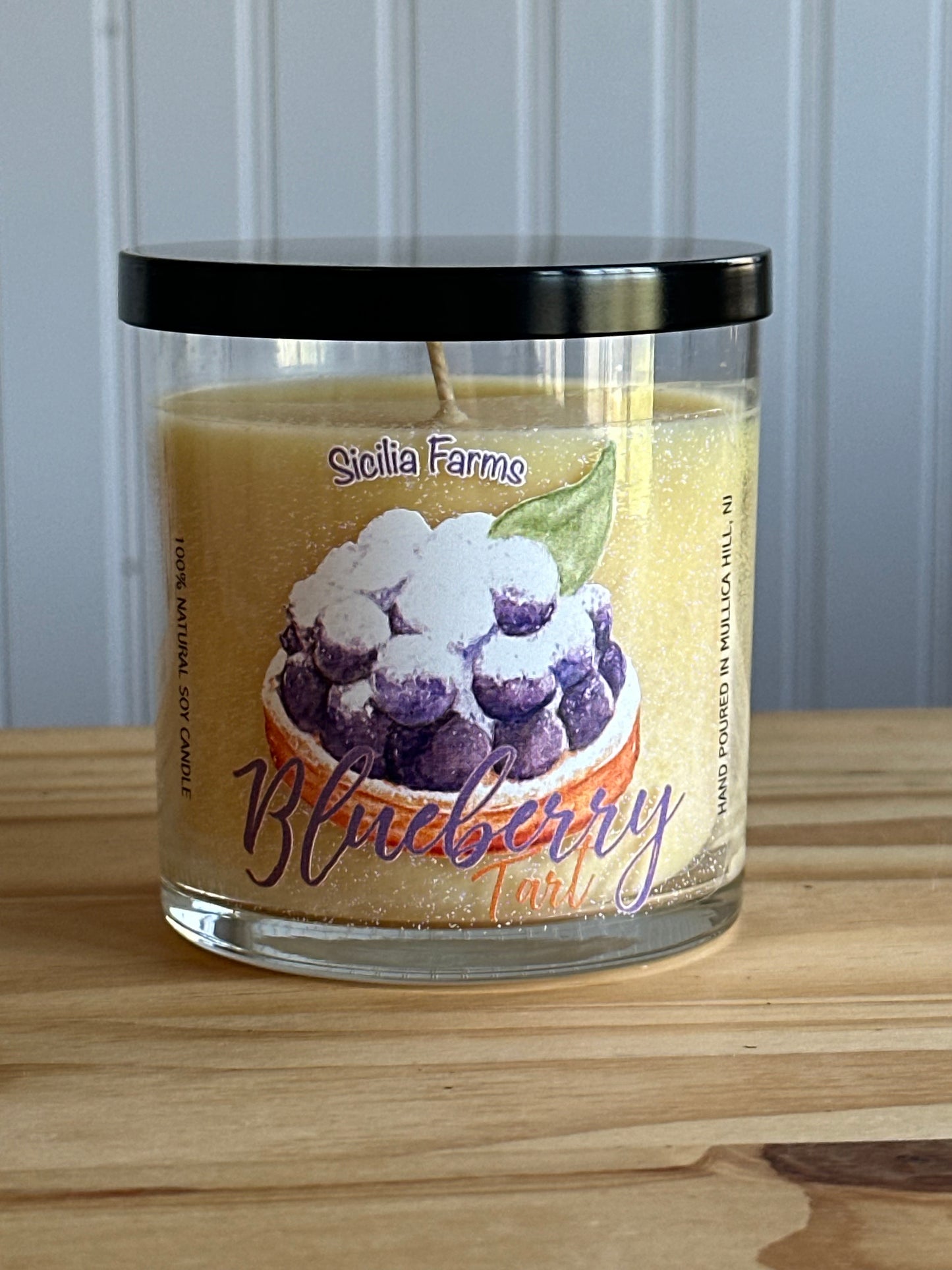 Sicilia Farms Blueberry Tart Soy Candle