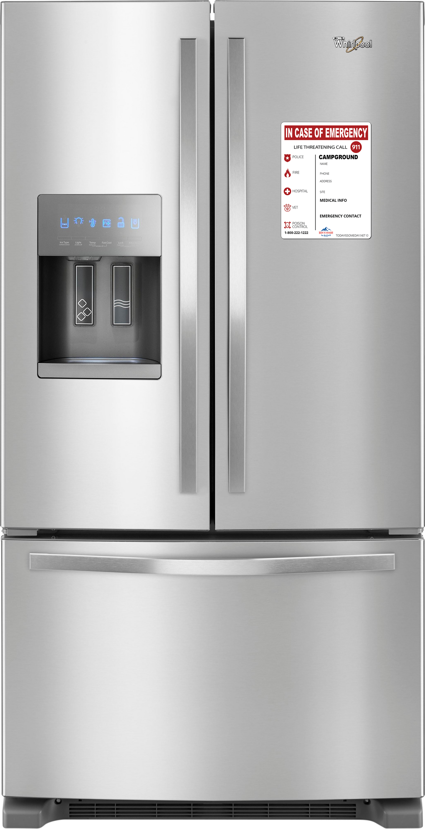 RV EMERGENCY CONTACT MAGNET