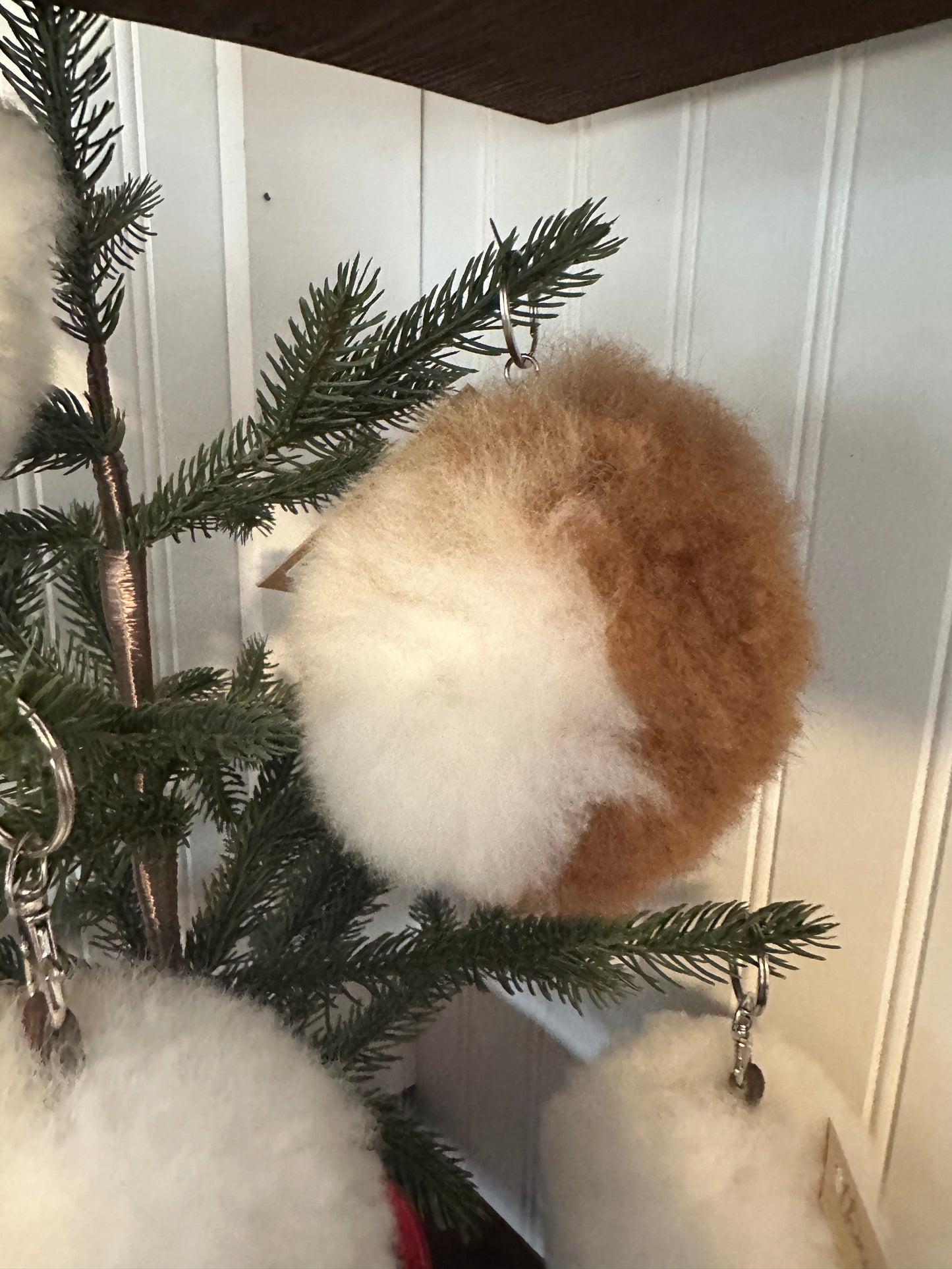 Keychain Baby Alpaca Fur 4"