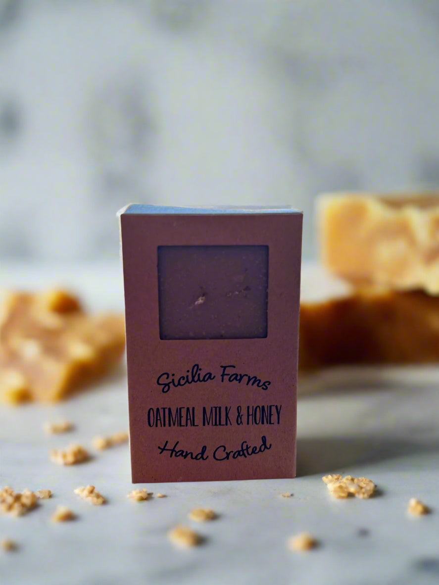 Handcrafted Oatmeal Milk & Honey Soap