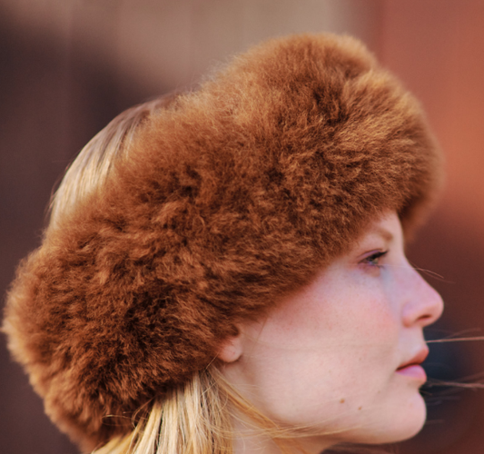 PREMIUM Baby Alpaca Fur Elegant Headband