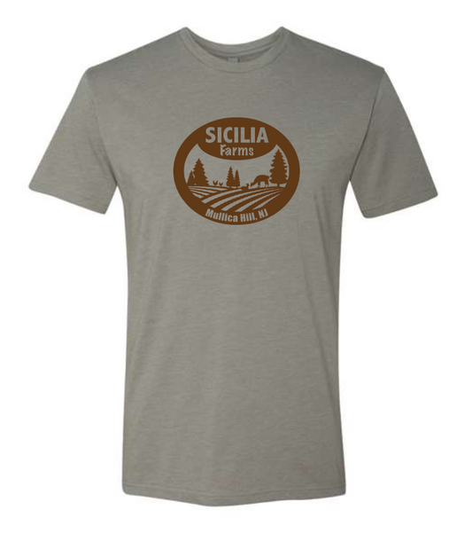 Sicilia Farms Brown Logo - Premium CVC T-Shirt