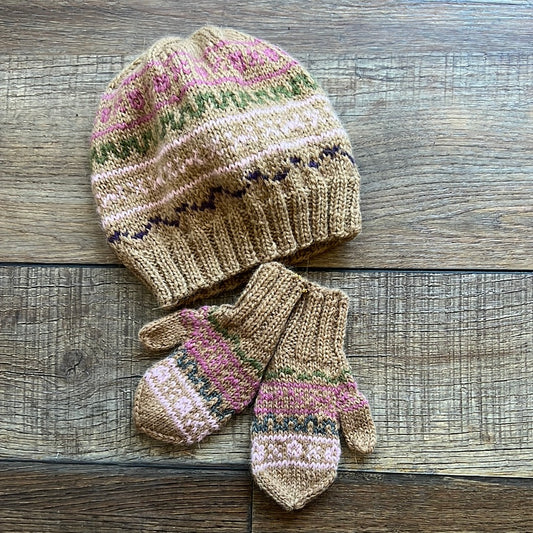 Baby Alpaca Toddler Hat Set