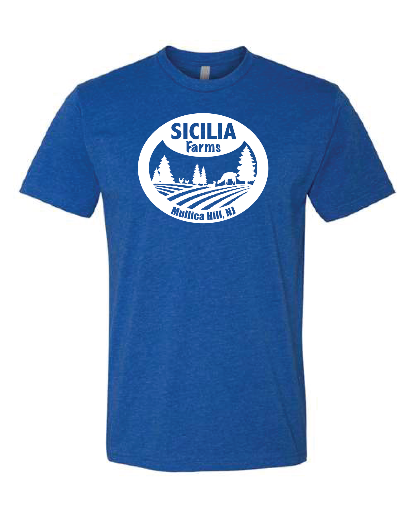 Sicilia Farms White Logo - Premium CVC T-Shirt