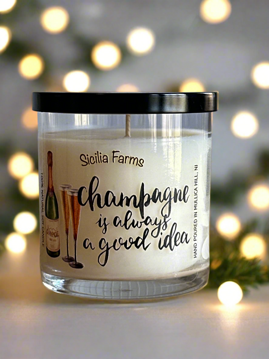 Sicilia Farms Champagne Soy Candle