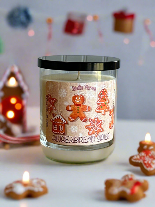 Sicilia Farms Gingerbread Spice Soy Candle