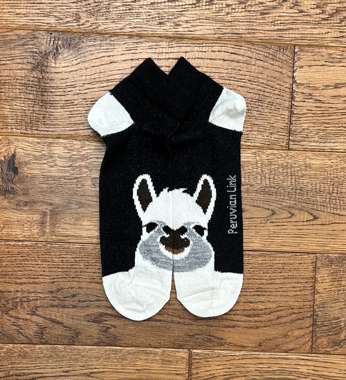 Alpaca Face Ankle Sock