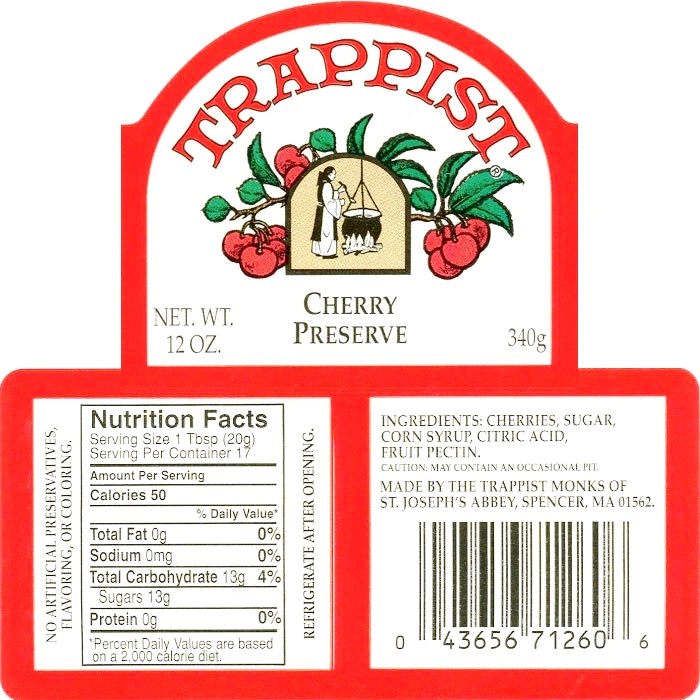 Trappist Preserves  Cherry