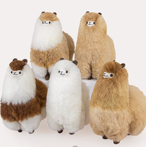 Baby Alpaca Fur-Standing Alpaca 9"