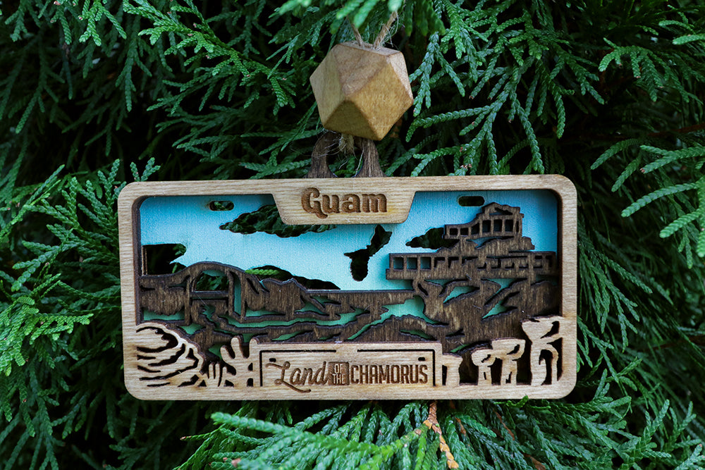 50 States Wooden Ornaments