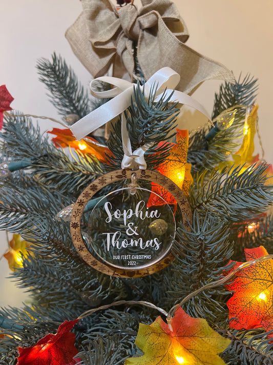 Our First Christmas Personalized Ornament