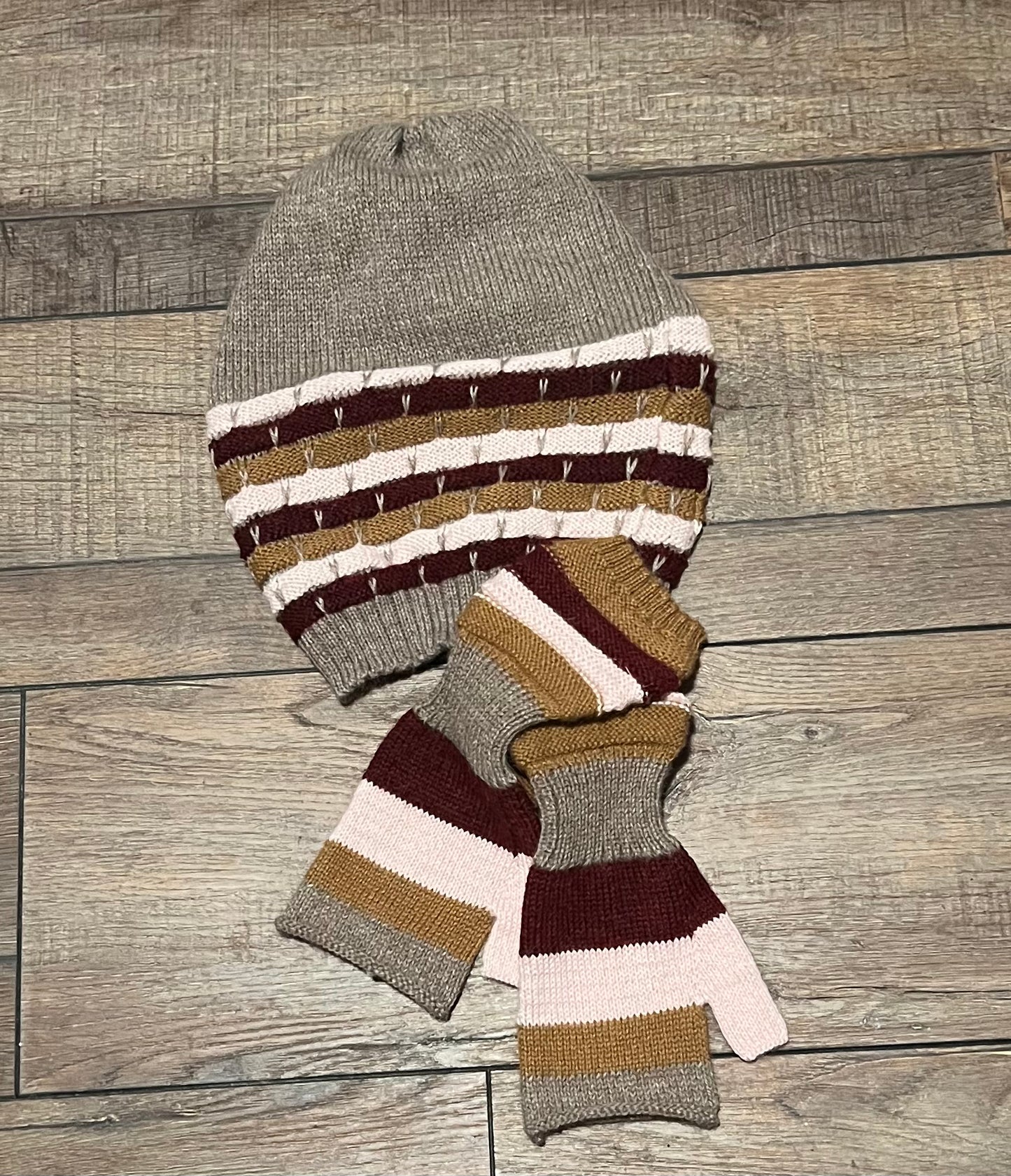 Justin Striped Alpaca Set