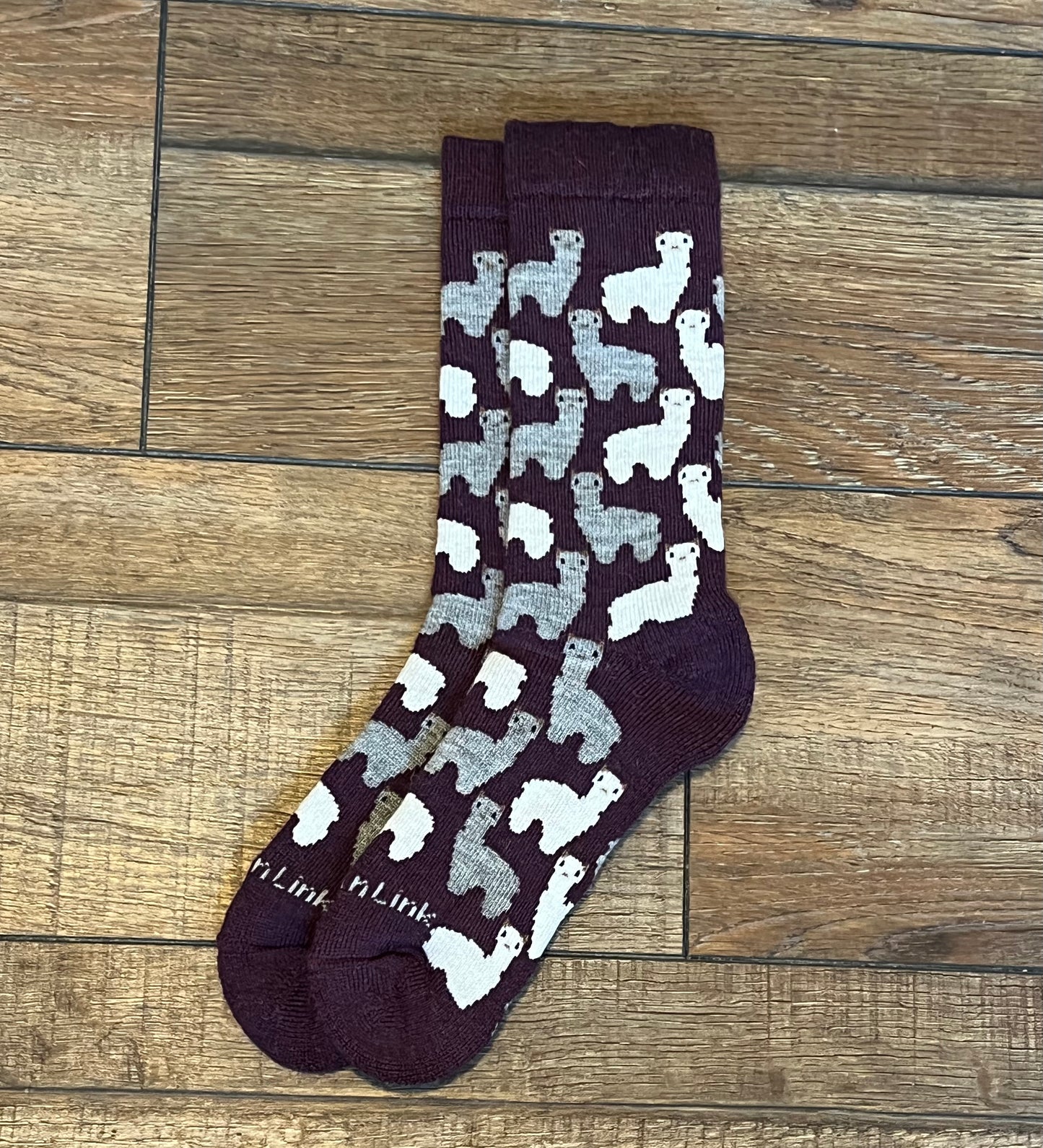 Alpaca Motif Casual Sock